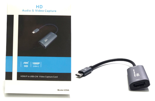 Z29 Type C short cable 4K 60Hz HDMI Video Capture Card
